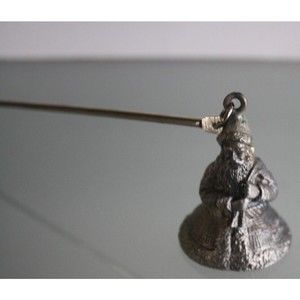 Old World santa 10 Inch Pewter Candle Snuffer Candle Extinguisher Candle Douter